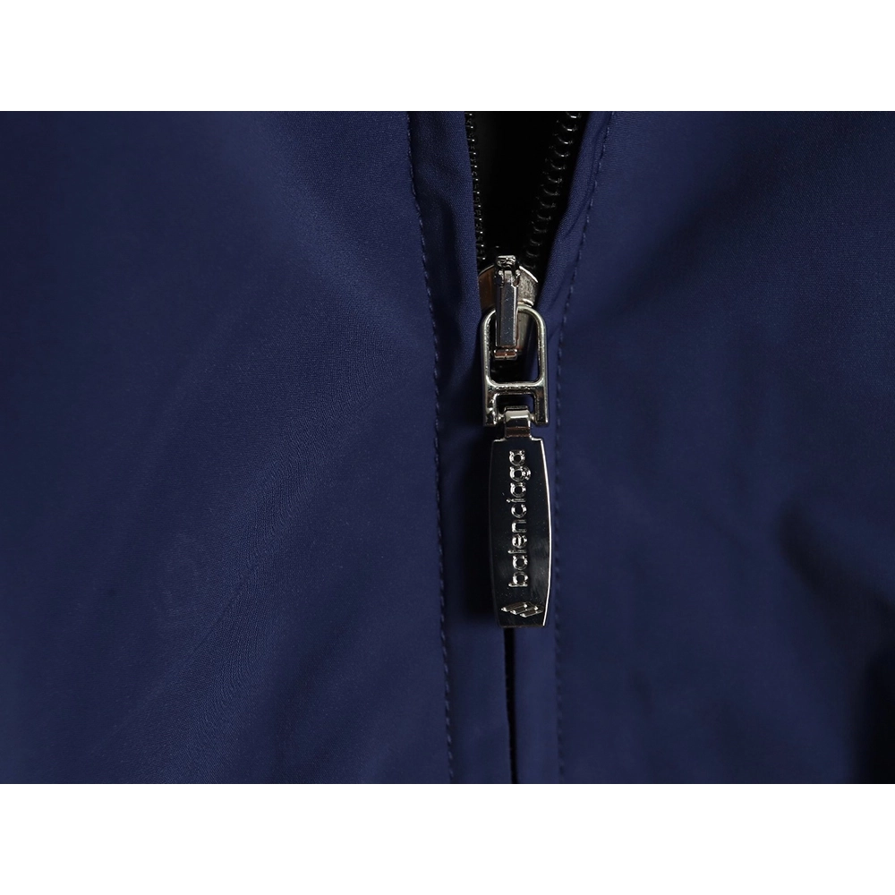 Balenciaga 3B black and blue stitching stand collar jacket,Balenciaga Jacket,Jacket,APPAREL