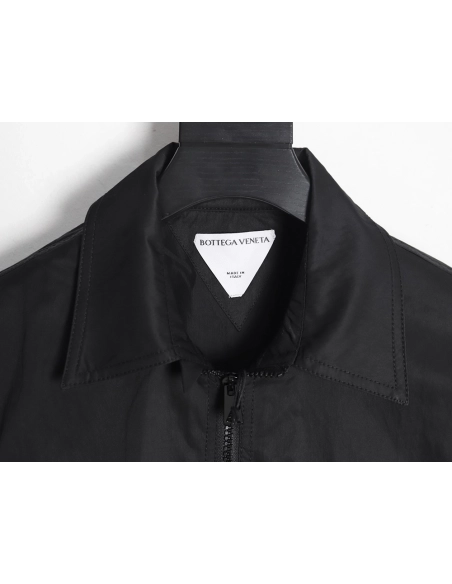 Bottega Veneta triangle pocket lapel nylon jacket TSK2,Bottega Veneta Jacket,Jacket,APPAREL