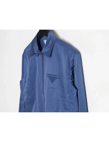 Bottega Veneta triangle pocket lapel nylon jacket TSK1,Bottega Veneta Jacket,Jacket,APPAREL