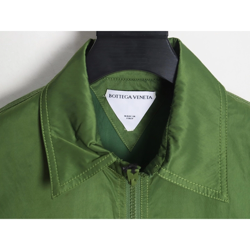 Bottega Veneta triangle pocket lapel nylon jacket,Bottega Veneta Jacket,Jacket,APPAREL
