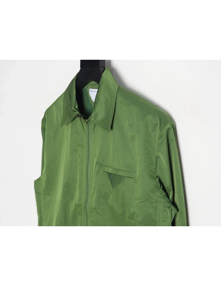 Bottega Veneta triangle pocket lapel nylon jacket,Bottega Veneta Jacket,Jacket,APPAREL