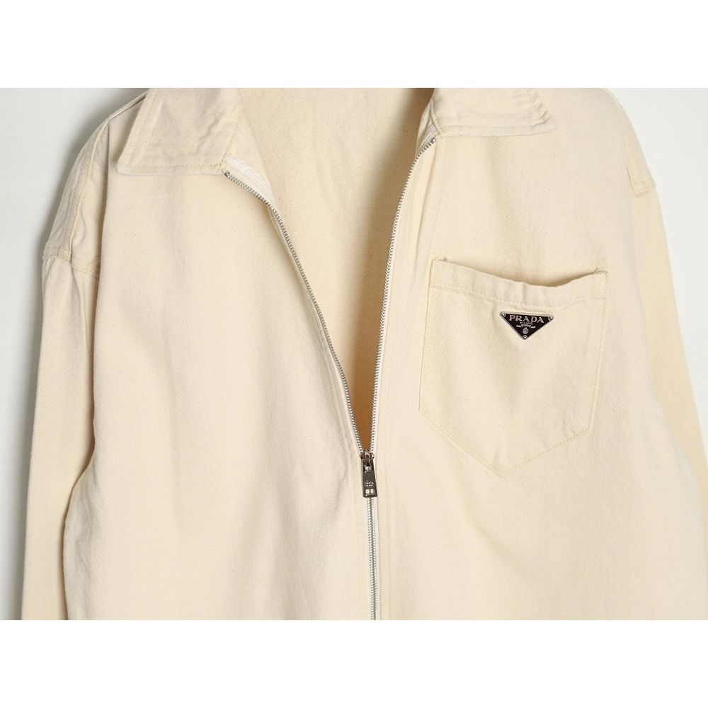 Prada triangle logo pocket zipup jacket,Prada Jacket,Jacket,APPAREL