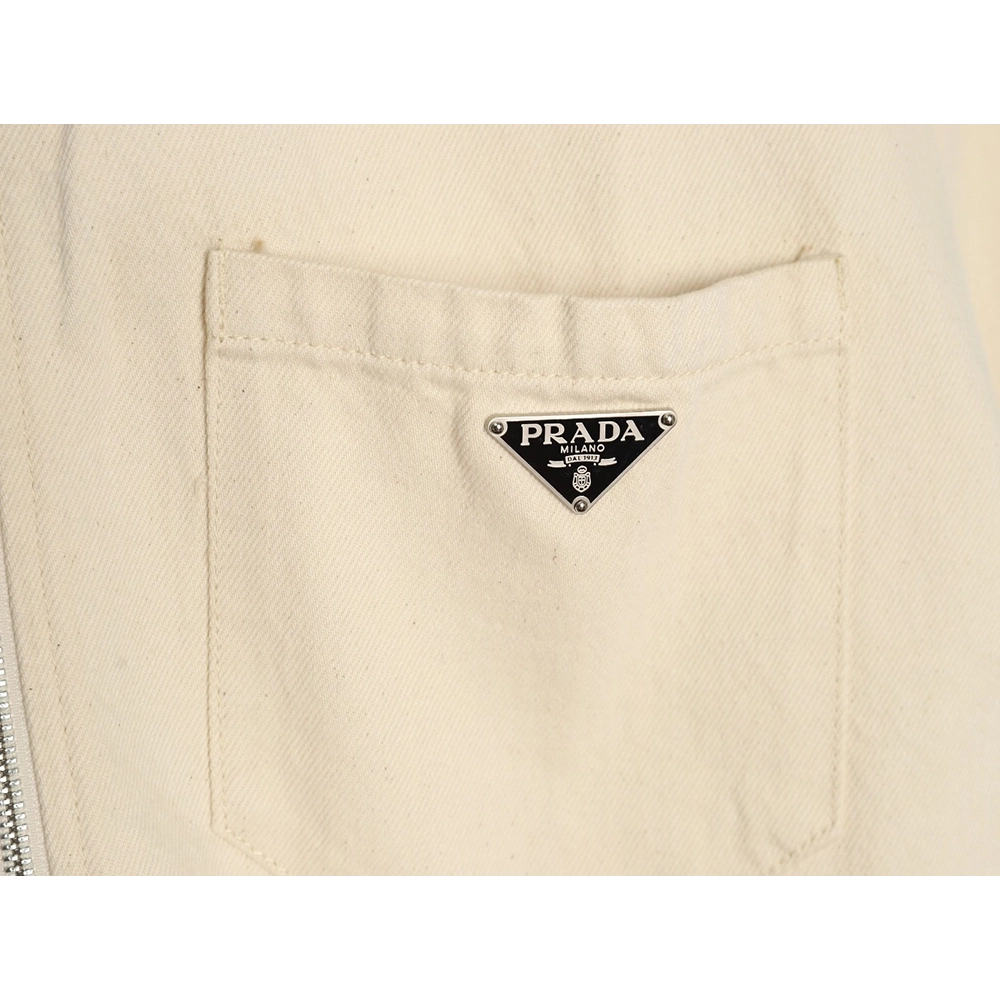Prada triangle logo pocket zipup jacket,Prada Jacket,Jacket,APPAREL