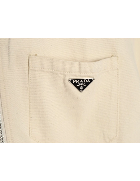 Prada triangle logo pocket zipup jacket,Prada Jacket,Jacket,APPAREL