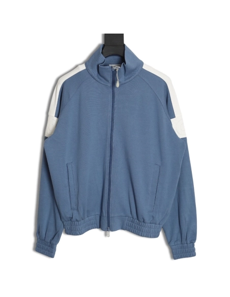 Dior arm embroidered letter contrast jacket,Gucci Jacket,Jacket,APPAREL