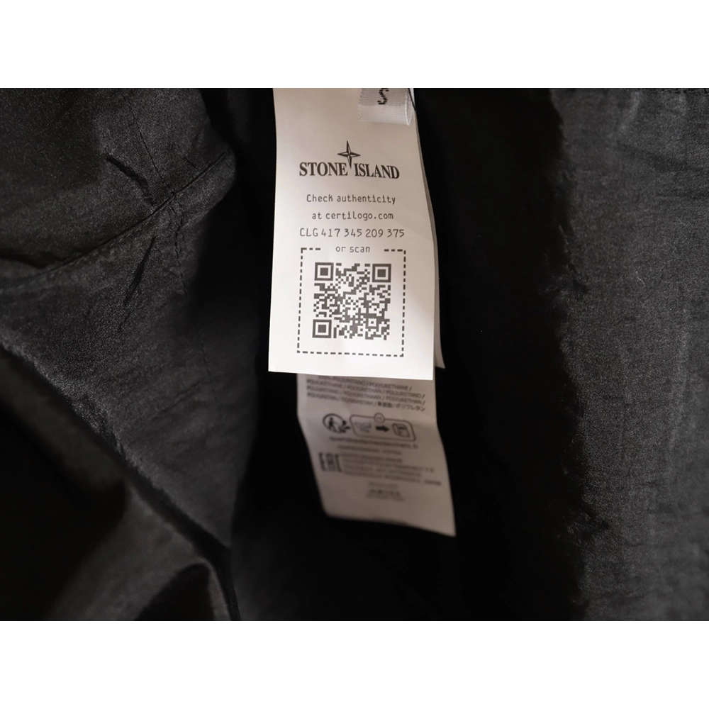 Stone Island Nylon Meta Series Metallic Nylon Long Sleeve Zipper Jacket Sun Protection Clothing TSK3,Stone Island Jacket,Jacket,