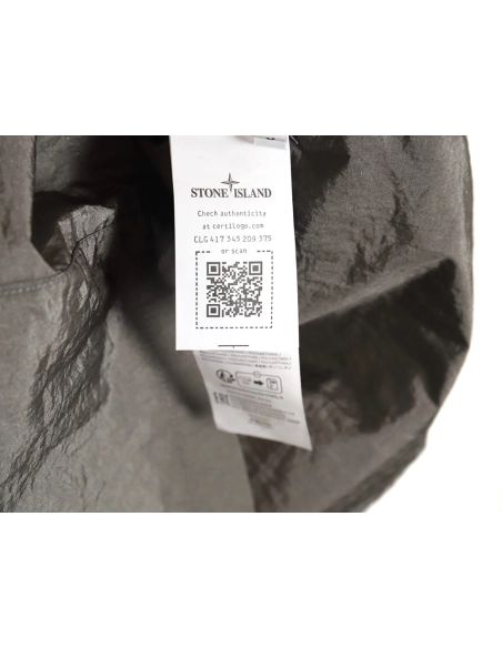 Stone Island Nylon Meta Series Metallic Nylon Long Sleeve Zipper Jacket Sun Protection Clothing TSK2,Stone Island Jacket,Jacket,