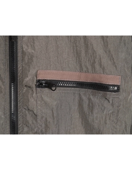 Stone Island Nylon Meta Series Metallic Nylon Long Sleeve Zipper Jacket Sun Protection Clothing TSK2,Stone Island Jacket,Jacket,