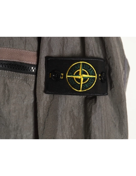 Stone Island Nylon Meta Series Metallic Nylon Long Sleeve Zipper Jacket Sun Protection Clothing TSK2,Stone Island Jacket,Jacket,