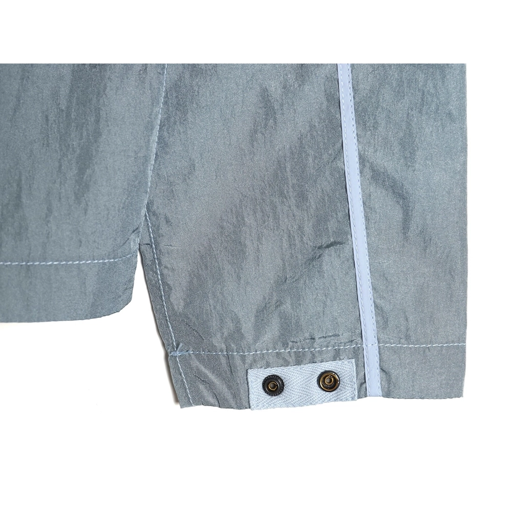 Stone Island Nylon Meta Series Metallic Nylon Long Sleeve Zipper Jacket Sun Protection Clothing TSK1,Stone Island Jacket,Jacket,