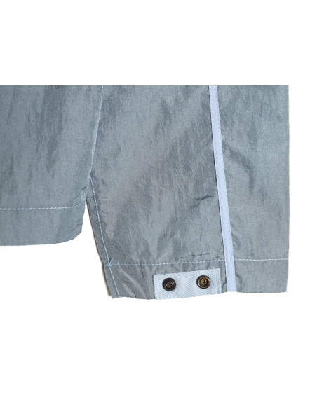 Stone Island Nylon Meta Series Metallic Nylon Long Sleeve Zipper Jacket Sun Protection Clothing TSK1,Stone Island Jacket,Jacket,