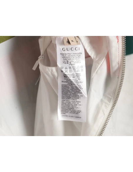 Gucci 24ss Smooth Nylon Webbing Jacket TSK1,Gucci Jacket,Jacket,APPAREL
