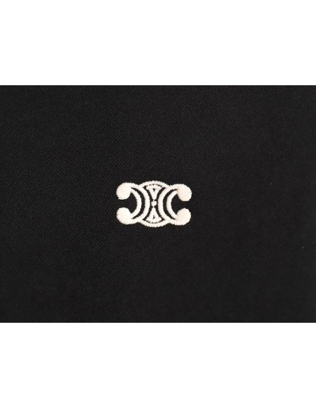 Celine 24SS Arc de Triomphe small embroidered lapel silk jacket,Celine Jacket,Jacket,APPAREL