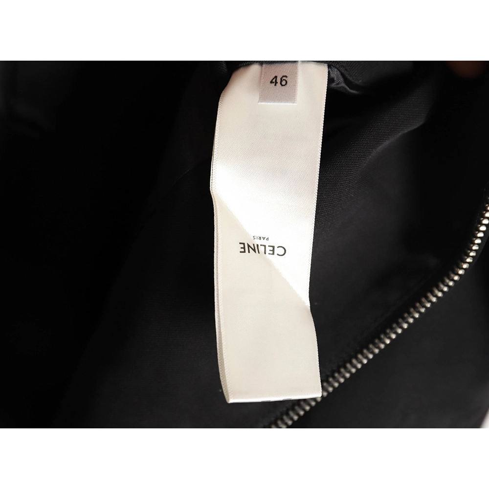 Celine 24SS Arc de Triomphe small embroidered lapel silk jacket,Celine Jacket,Jacket,APPAREL