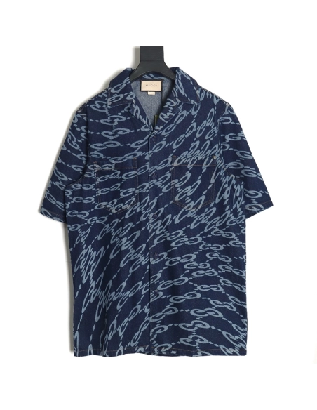 Gucci 24SS Spring and Summer New Classic Jacket Short Sleeve Shirt,Gucci Jacket,Jacket,APPAREL