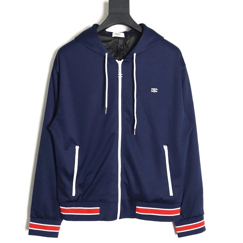 Celine CE24SS doublefaced plain webbing hooded jacket,Celine Jacket,Jacket,APPAREL