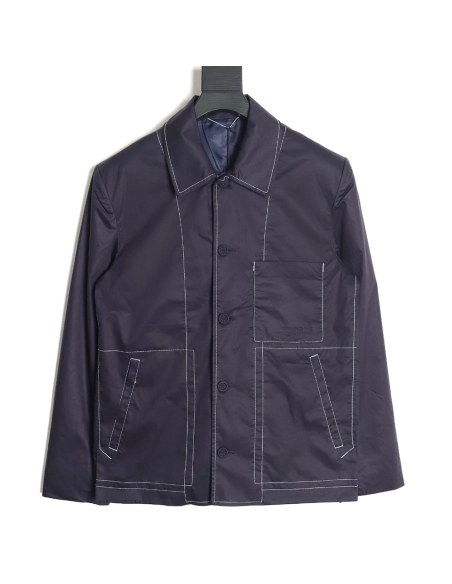 Dior CD24SS topstitched threepocket work jacket,Dior Jacket,Jacket,APPAREL