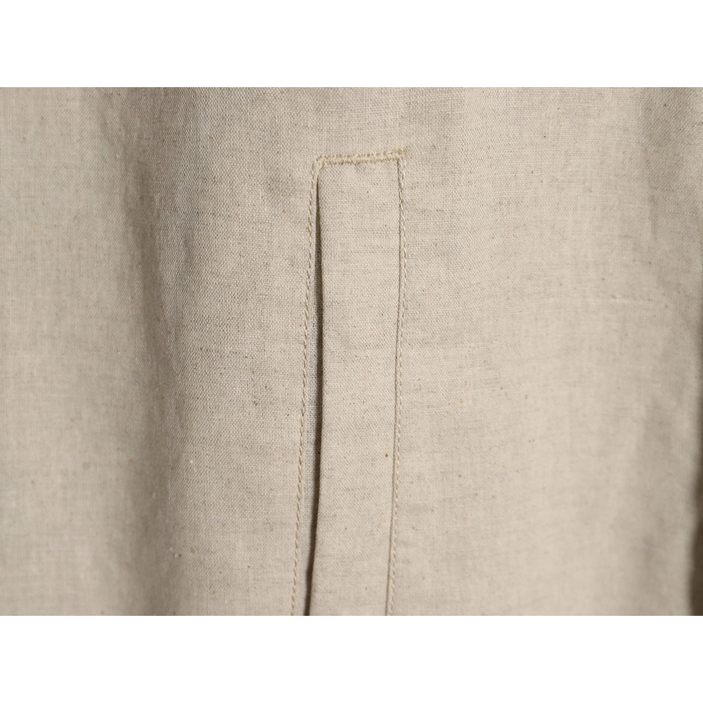 Prada PRD24SS Chambray Pocket Long Sleeve Shirt Jacket,Prada Jacket,Jacket,APPAREL