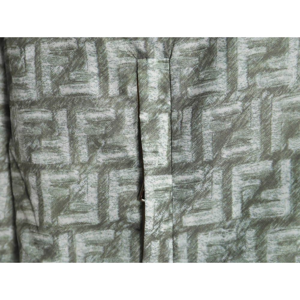 Fendi FD24SS Green FF Reversible Nylon Jacket Hooded Jacket,Fendi Jacket,Jacket,APPAREL