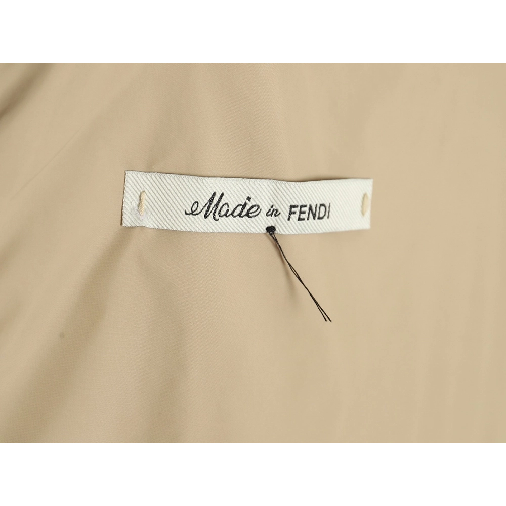 Fendi FD24SS Green FF Reversible Nylon Jacket Hooded Jacket,Fendi Jacket,Jacket,APPAREL