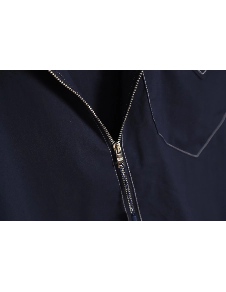 Prada 23SS topstitched zipper jacket,Prada Jacket,Jacket,APPAREL