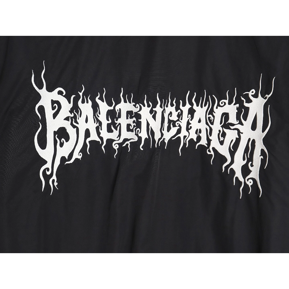 Balenciaga 24SS back letter embroidered stand collar jacket TSK1,Balenciaga Jacket,Jacket,APPAREL