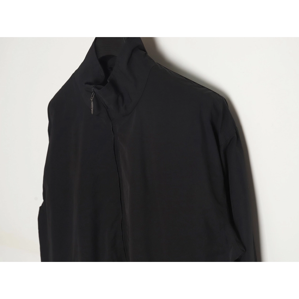 Balenciaga 24SS back letter embroidered stand collar jacket TSK1,Balenciaga Jacket,Jacket,APPAREL