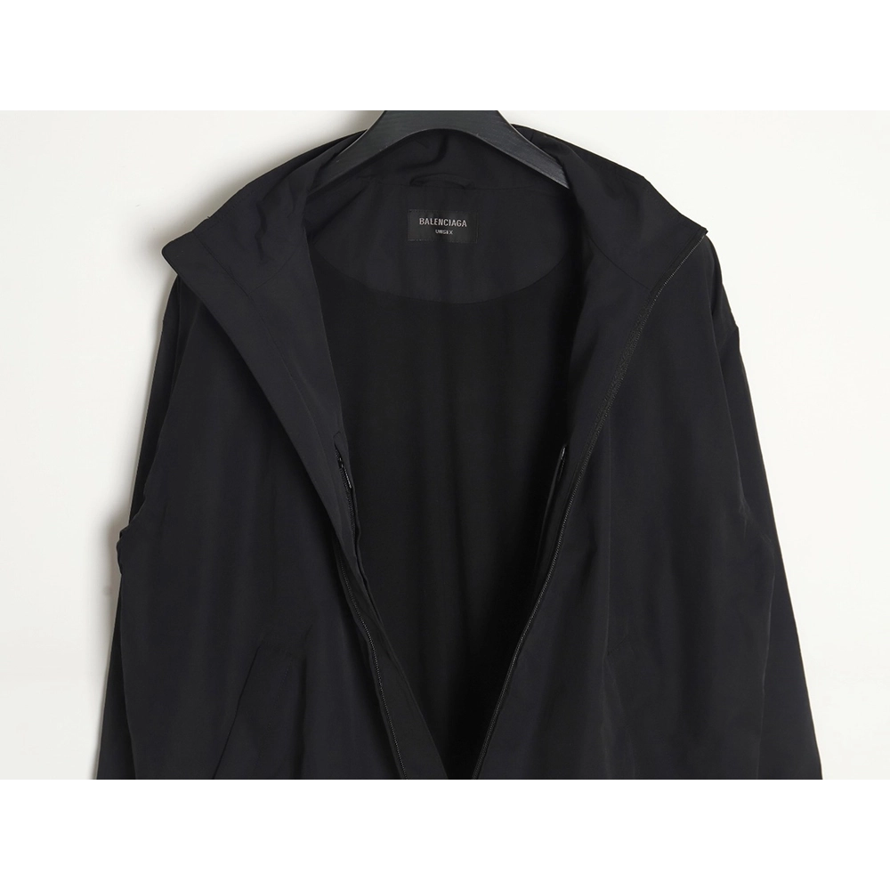 Balenciaga 24SS back letter embroidered stand collar jacket TSK1,Balenciaga Jacket,Jacket,APPAREL