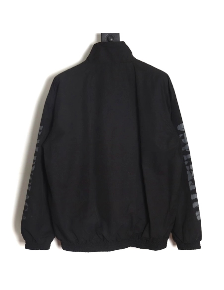 Balenciaga 24SS arm letter sport poplin stand collar jacket,Balenciaga Jacket,Jacket,APPAREL