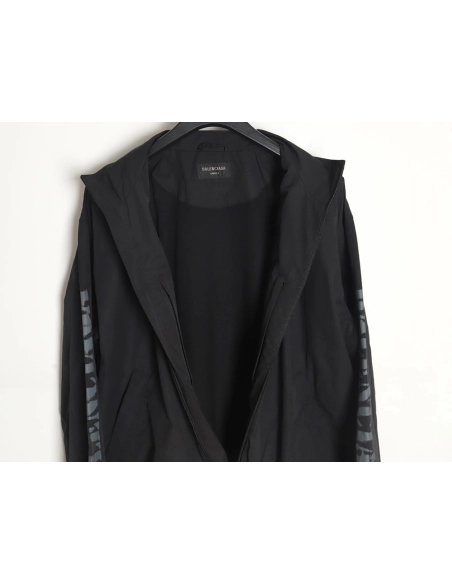 Balenciaga 24SS arm letter sport poplin stand collar jacket,Balenciaga Jacket,Jacket,APPAREL