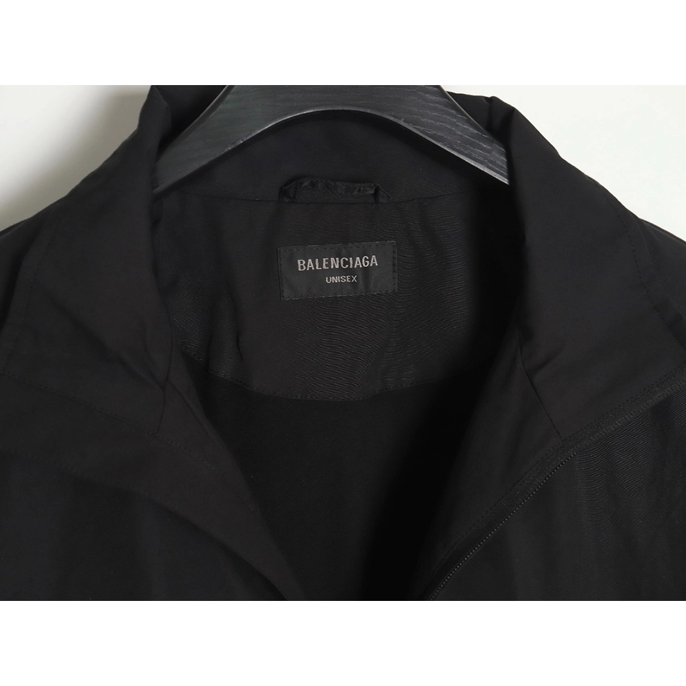 Balenciaga 24SS arm letter sport poplin stand collar jacket,Balenciaga Jacket,Jacket,APPAREL