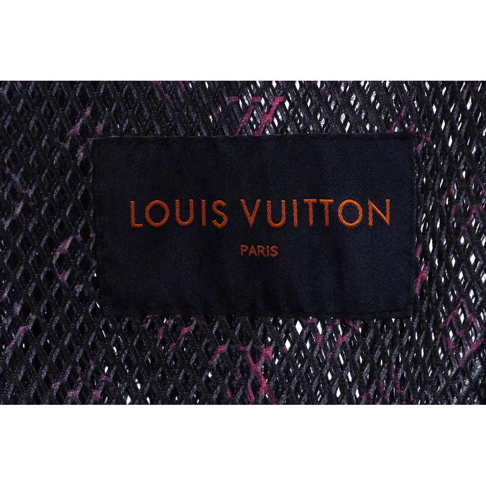LV gradient presbyopic mesh hooded jacket,Louis Vuitton Jacket,Jacket,APPAREL