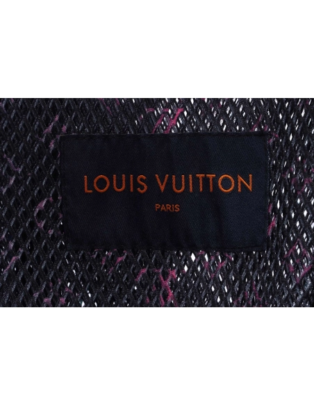 LV gradient presbyopic mesh hooded jacket,Louis Vuitton Jacket,Jacket,APPAREL