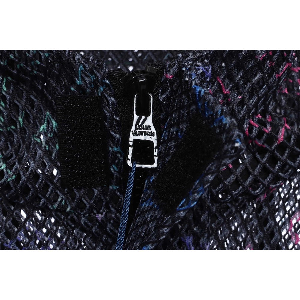 LV gradient presbyopic mesh hooded jacket,Louis Vuitton Jacket,Jacket,APPAREL