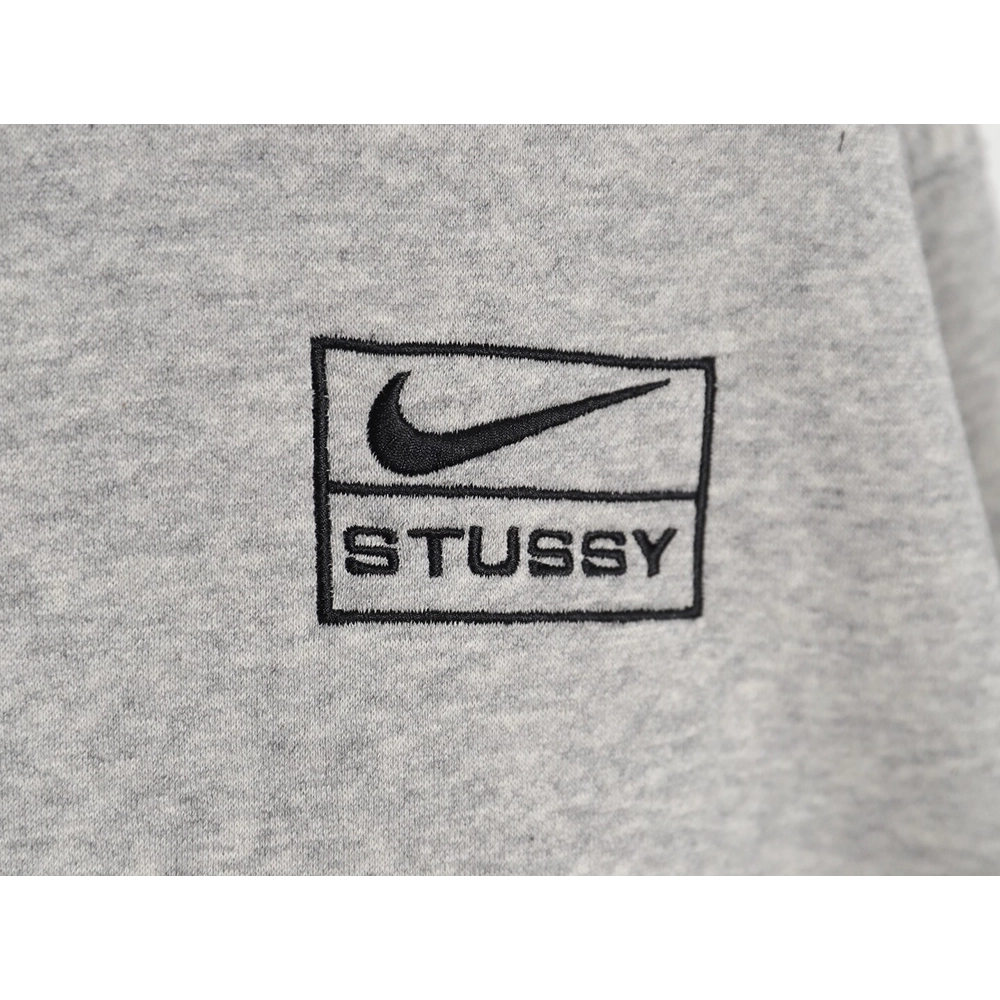 Nike x Stussy zipper drawstring hooded sweatshirt jacket,Nike Jacket,Jacket,APPAREL