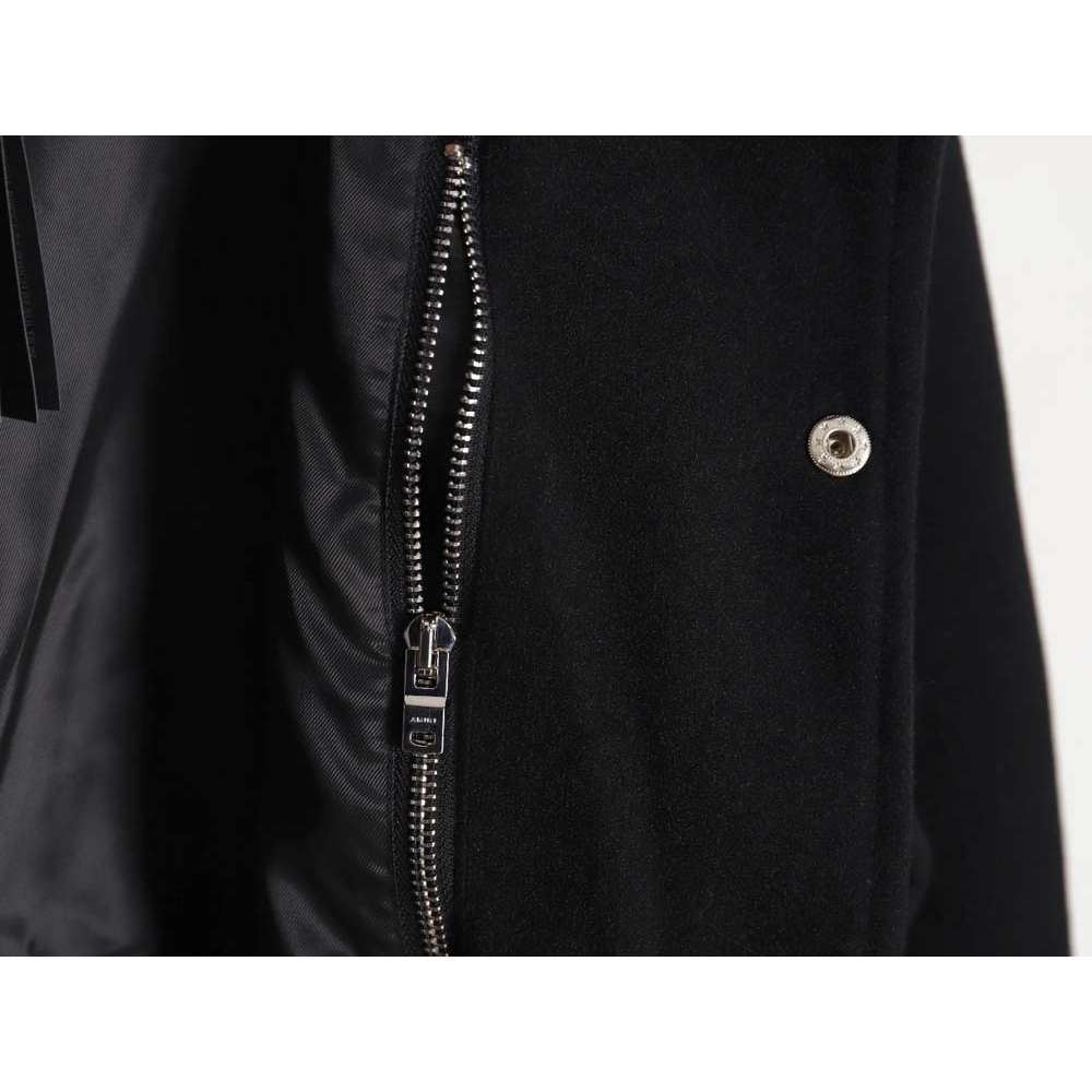 AMIRI classic contrast color patch sleeve jacket baseball jacket,Amiri Jacket,Jacket,APPAREL