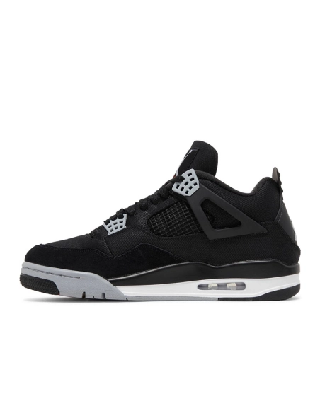 AIR JORDAN 4 RETRO BLACK CANVAS DH7138 006,AIR JORDAN 4,Air Jordan