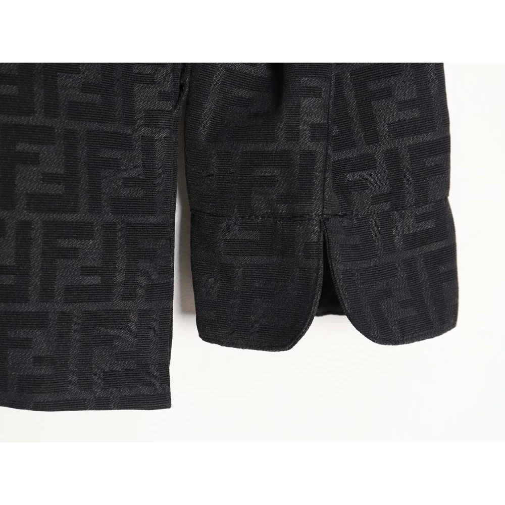 Fendi Fendi 23FW FF old flower jacquard shirt jacket,Fendi Jacket,Jacket,APPAREL