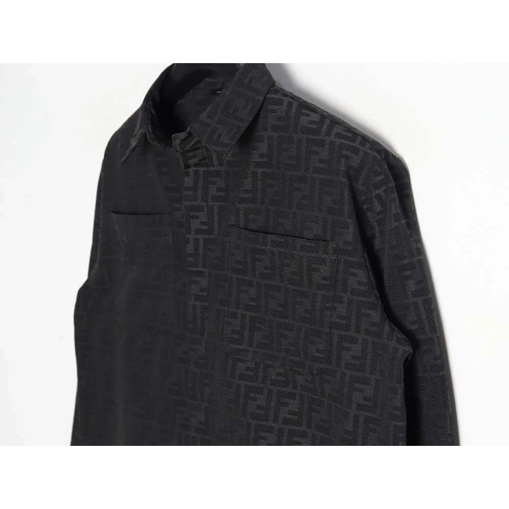 Fendi Fendi 23FW FF old flower jacquard shirt jacket,Fendi Jacket,Jacket,APPAREL