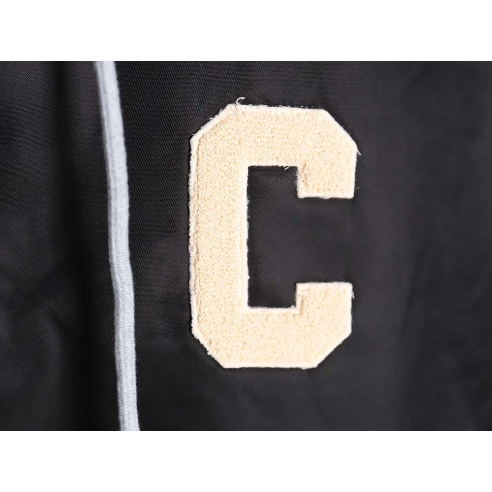 Celine Celine new embroidered letter hooded cotton jacket_CM_1,Celine Jacket,Jacket,APPAREL