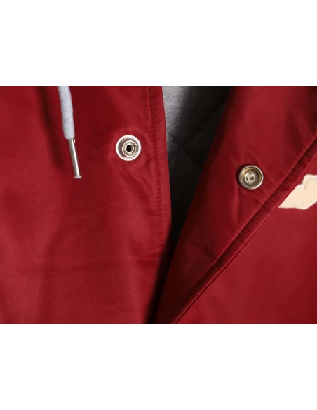 Celine Celine new embroidered letter hooded cotton jacket,Celine Jacket,Jacket,APPAREL