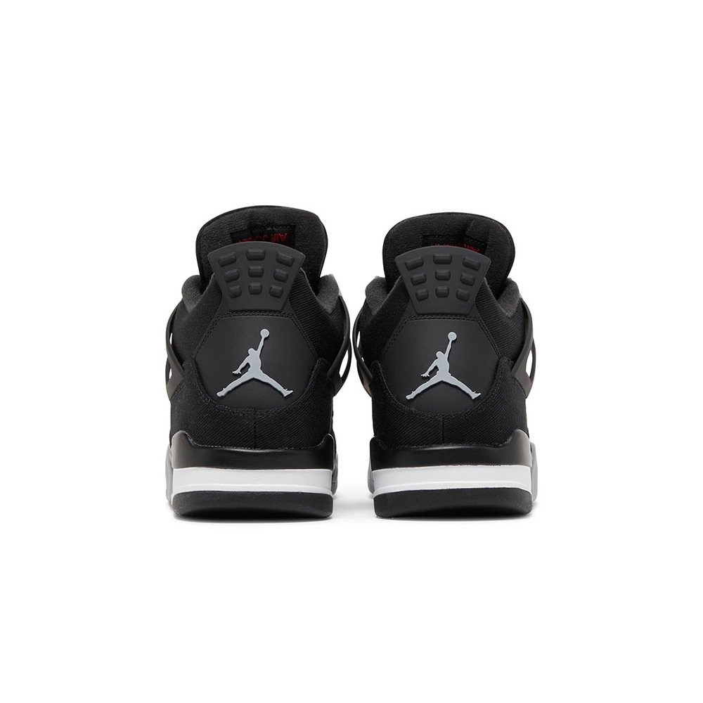 AIR JORDAN 4 RETRO BLACK CANVAS DH7138 006,AIR JORDAN 4,Air Jordan