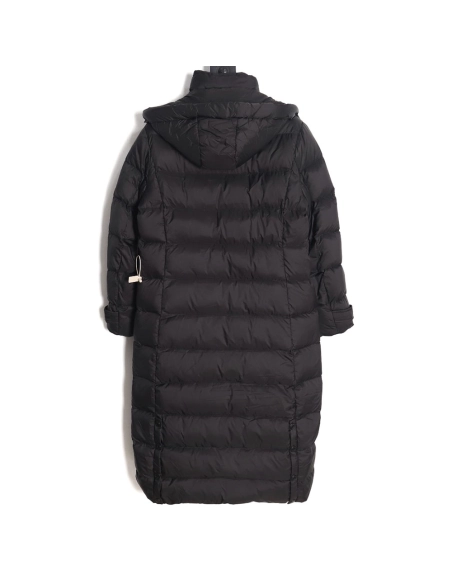Burberry Womens Waisted Long Down Jacket,Burberry Jacket,Jacket,APPAREL