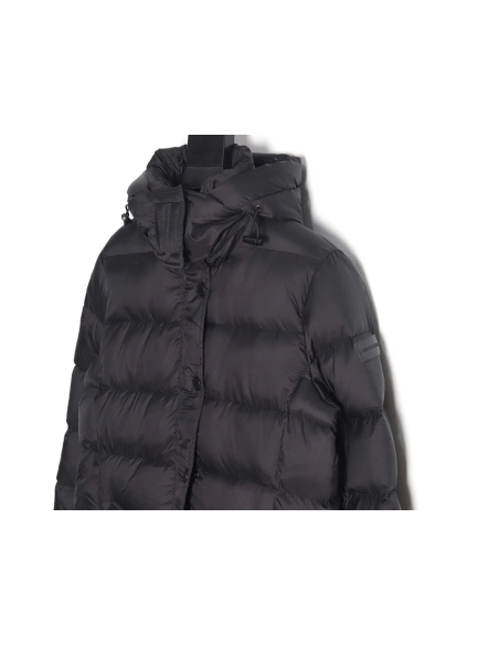 Burberry Womens Waisted Long Down Jacket,Burberry Jacket,Jacket,APPAREL