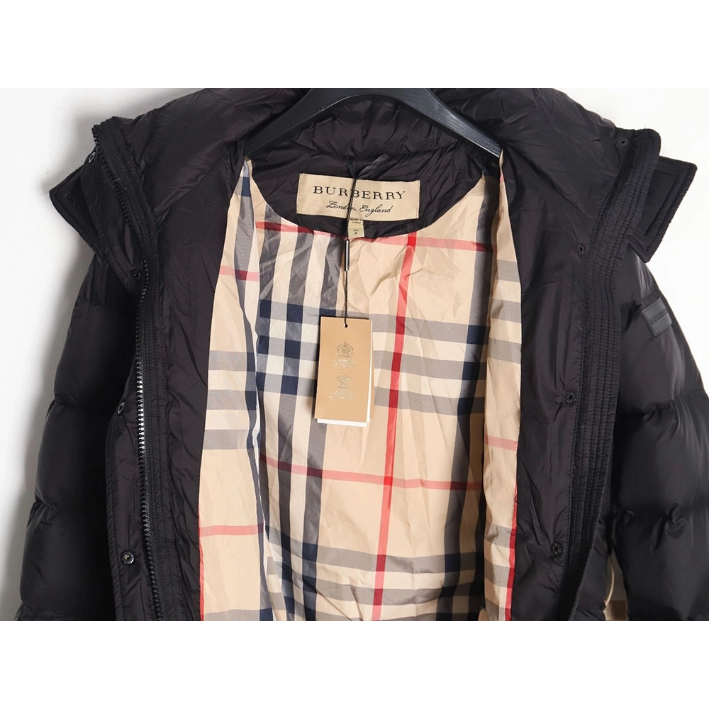 Burberry Womens Waisted Long Down Jacket,Burberry Jacket,Jacket,APPAREL