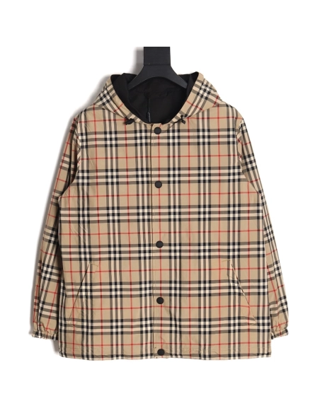 BURBERRY 23FW new war horse plaid reversible jacket,Burberry Jacket,Jacket,APPAREL