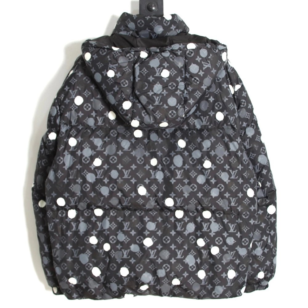 Louis Vuitton x Yayoi Kusama 23FW joint polka dot down jacket,Louis Vuitton Jacket,Jacket,APPAREL
