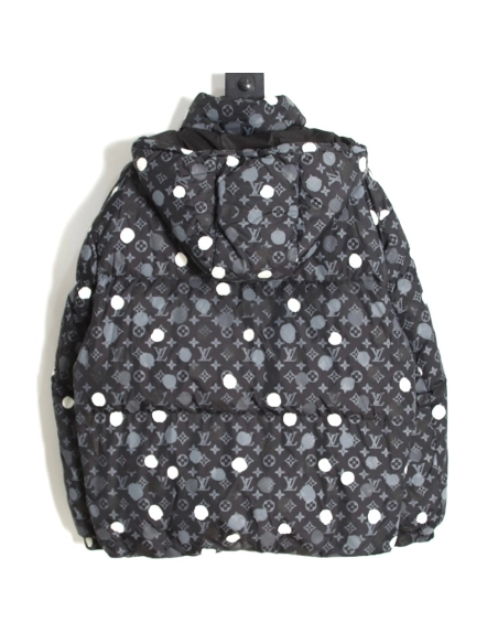 Louis Vuitton x Yayoi Kusama 23FW joint polka dot down jacket,Louis Vuitton Jacket,Jacket,APPAREL