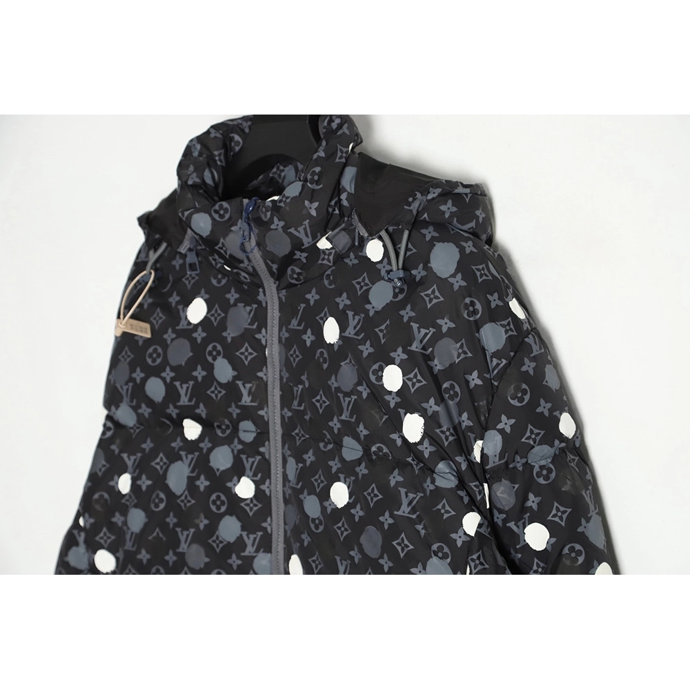 Louis Vuitton x Yayoi Kusama 23FW joint polka dot down jacket,Louis Vuitton Jacket,Jacket,APPAREL
