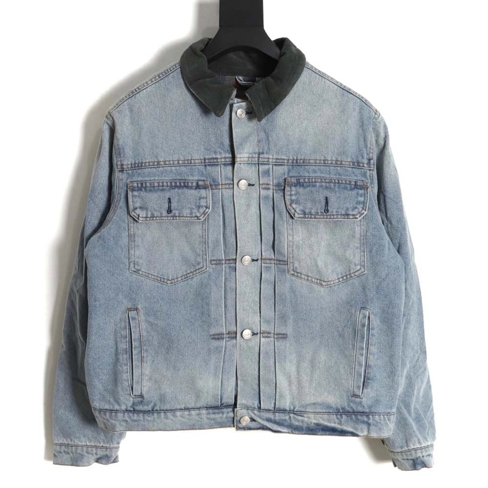 Stussy x Levis Stussi x Levis 23ss anniversary relief limited denim suit jacket,Stussy Jacket,Jacket,APPAREL